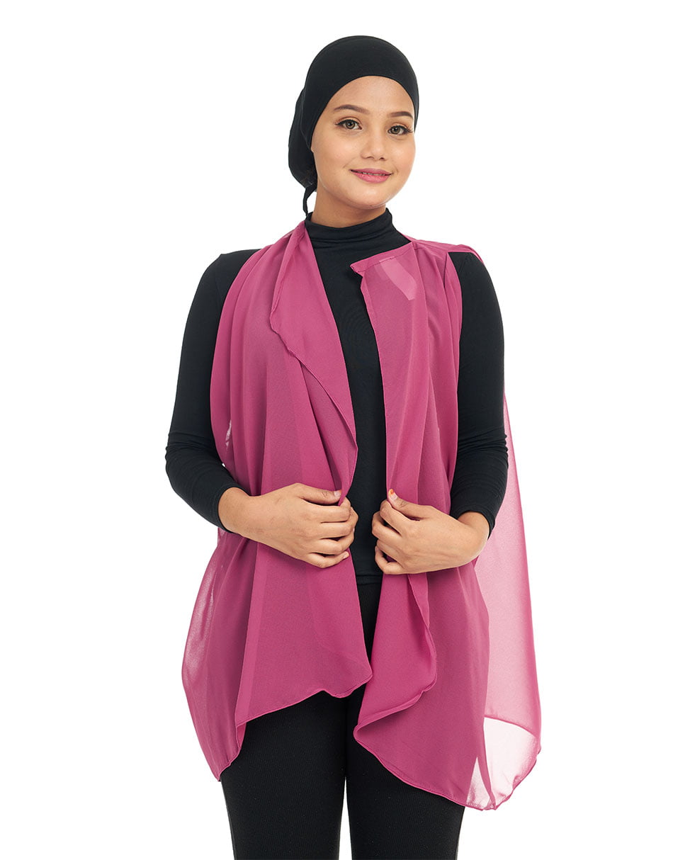 Scarf Cardigan Wood Violet