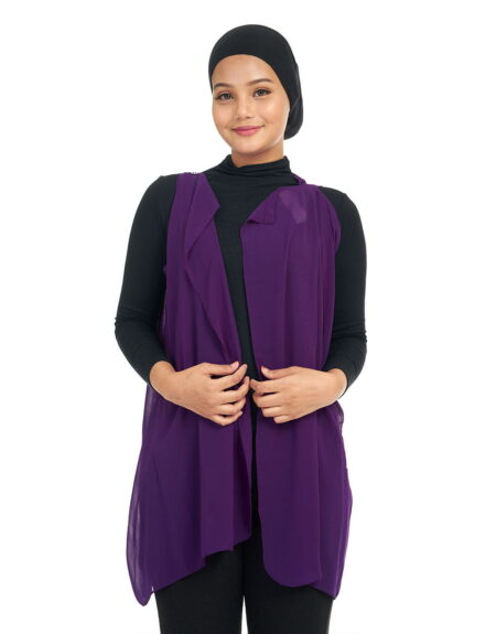 Scarf Cardigan Pickled Beet
