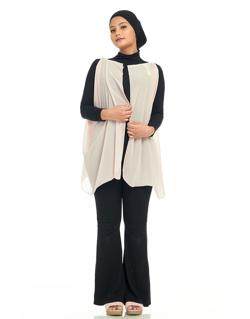 Scarf Cardigan Deauville Sand